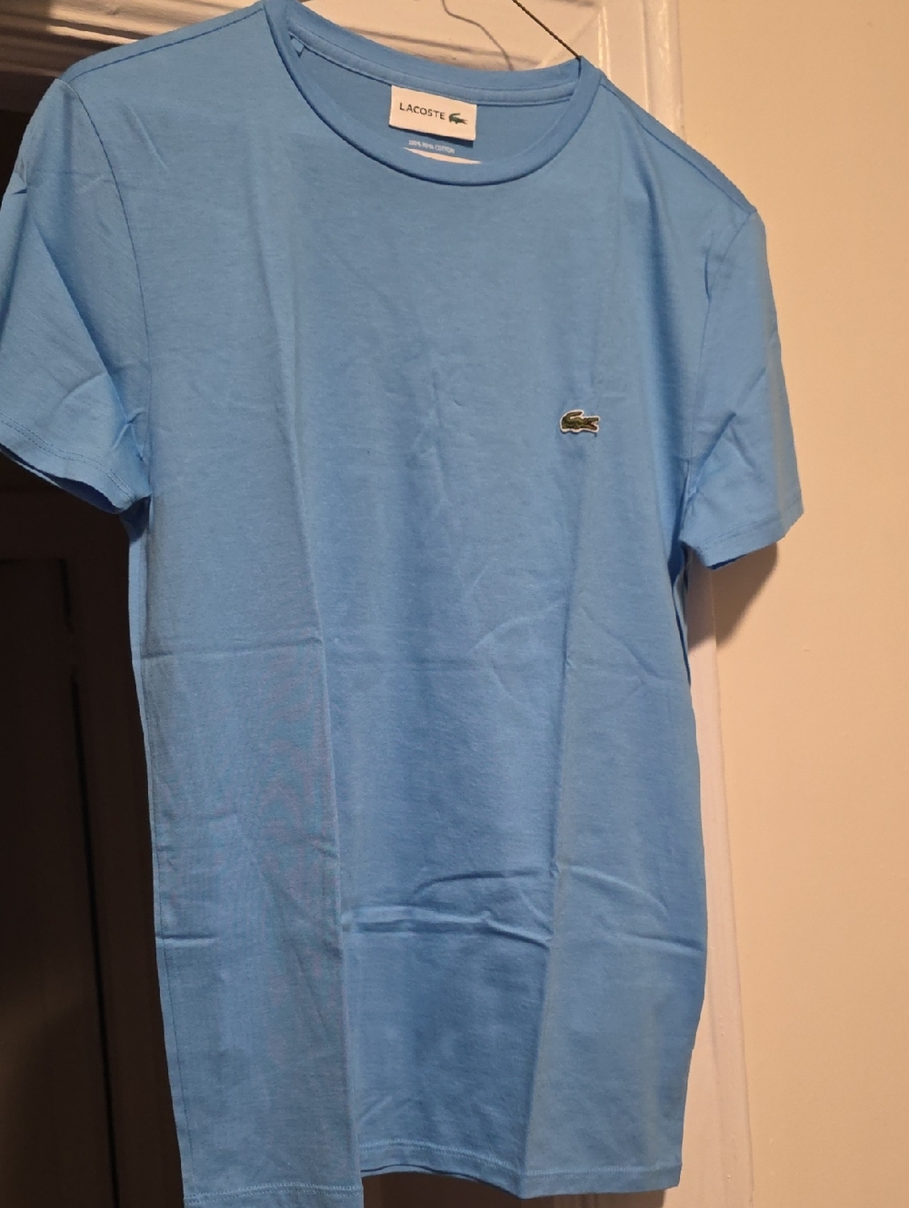 Lacoste Light Blue Crew Neck Short Sleeve T-Shirt